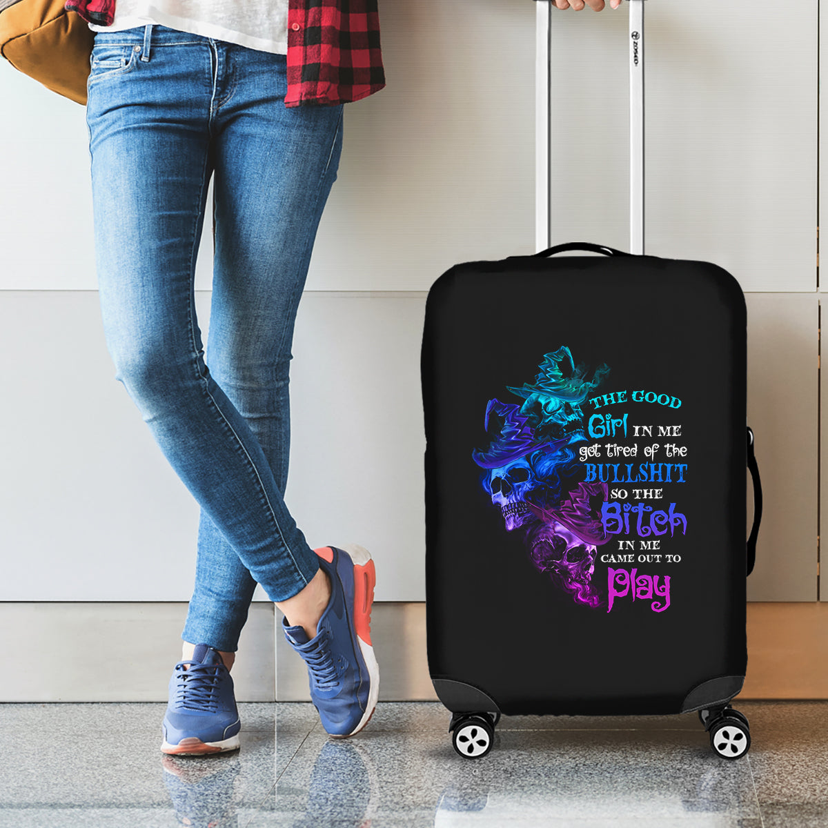 the-good-girl-in-me-got-tired-skull-witch-halloween-luggage-cover