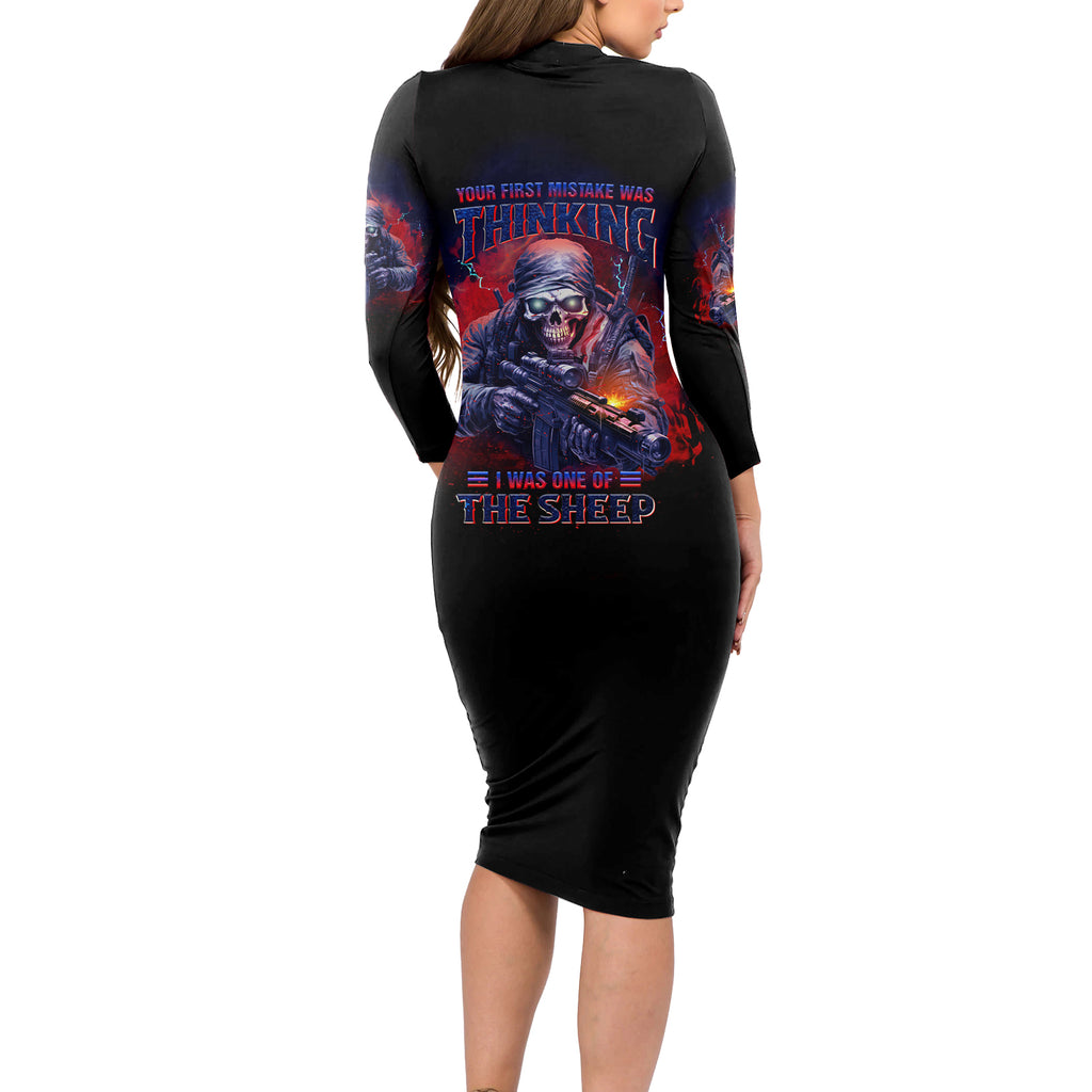 your-first-mistake-was-thinking-long-sleeve-bodycon-dress