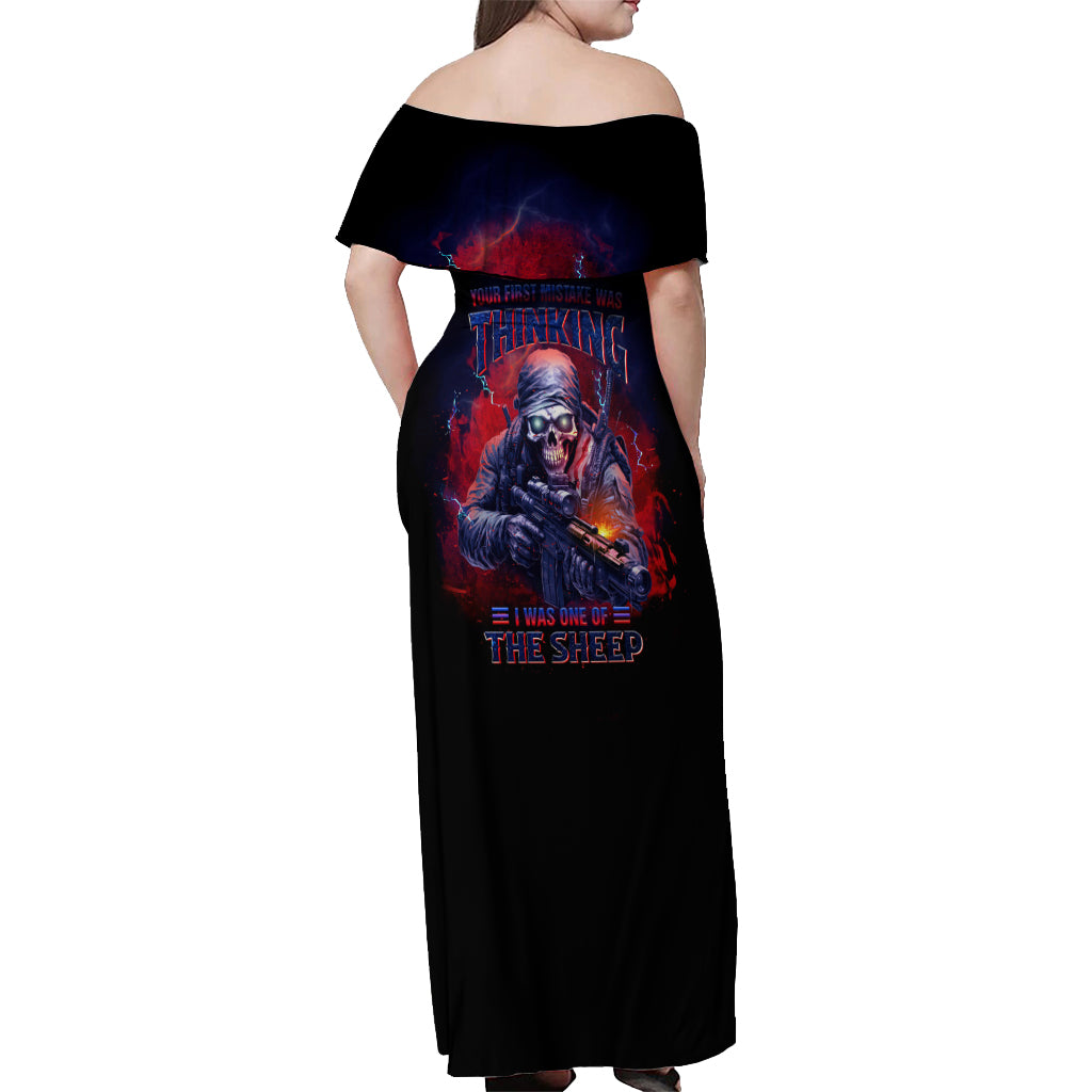 your-first-mistake-was-thinking-off-shoulder-maxi-dress