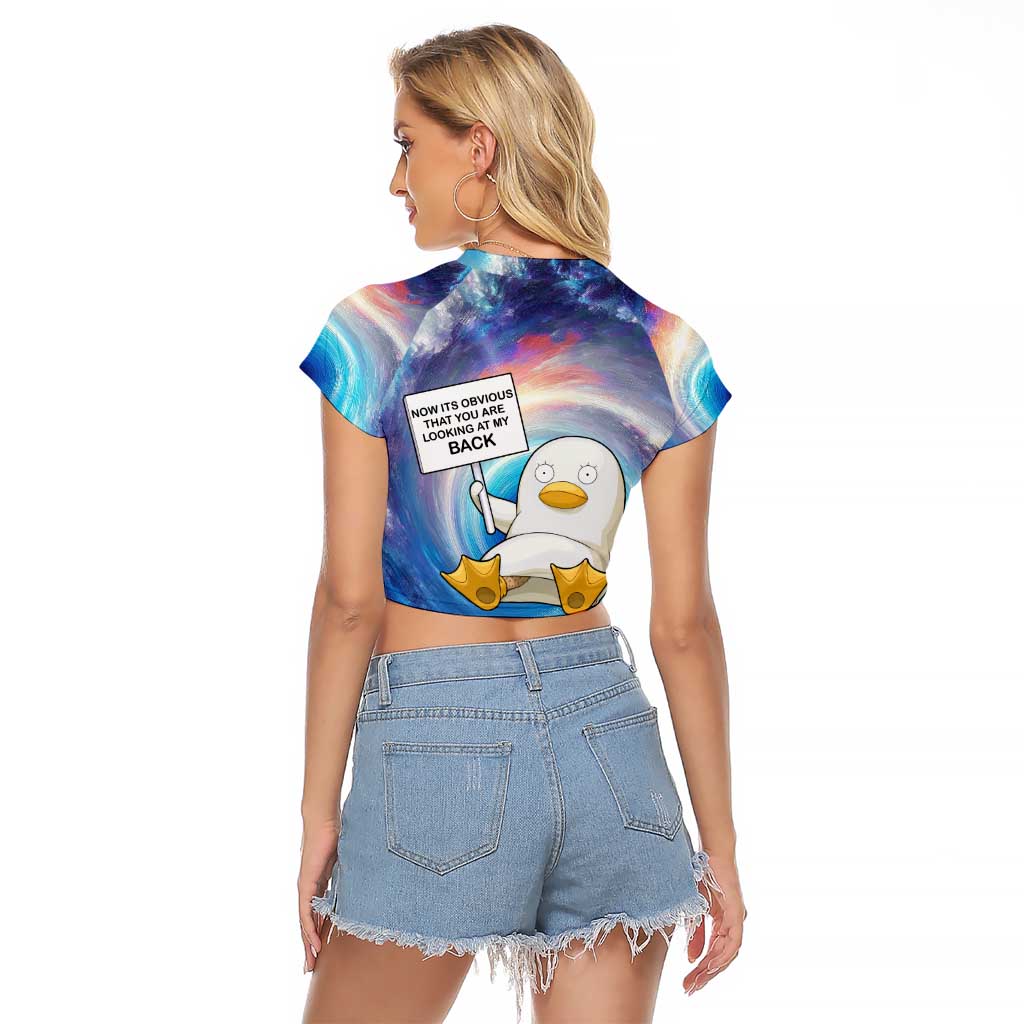 Cosmic Elizabeth Gintama Raglan Cropped T Shirt Anime Style