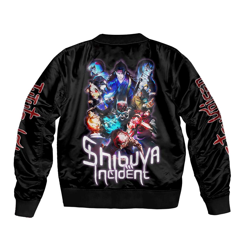 Shibuya Incident Jujutsu Kaisen Bomber Jacket Anime Style