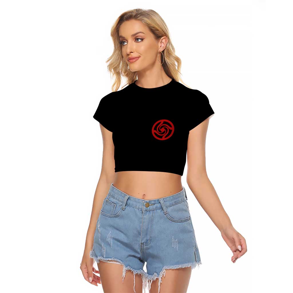 Shibuya Incident Jujutsu Kaisen Raglan Cropped T Shirt Anime Style