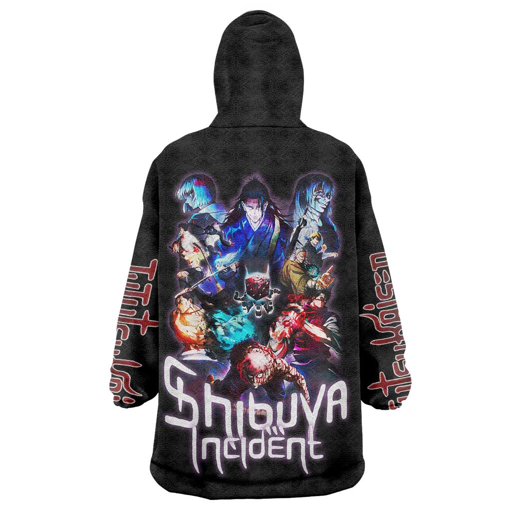 Shibuya Incident Jujutsu Kaisen Wearable Blanket Hoodie Anime Style