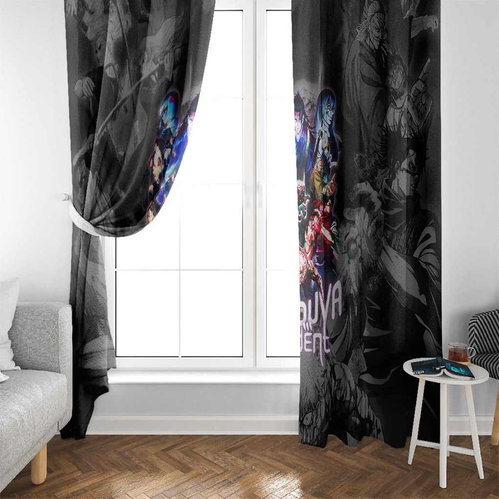 Shibuya Incident Jujutsu Kaisen Window Curtain Anime Style