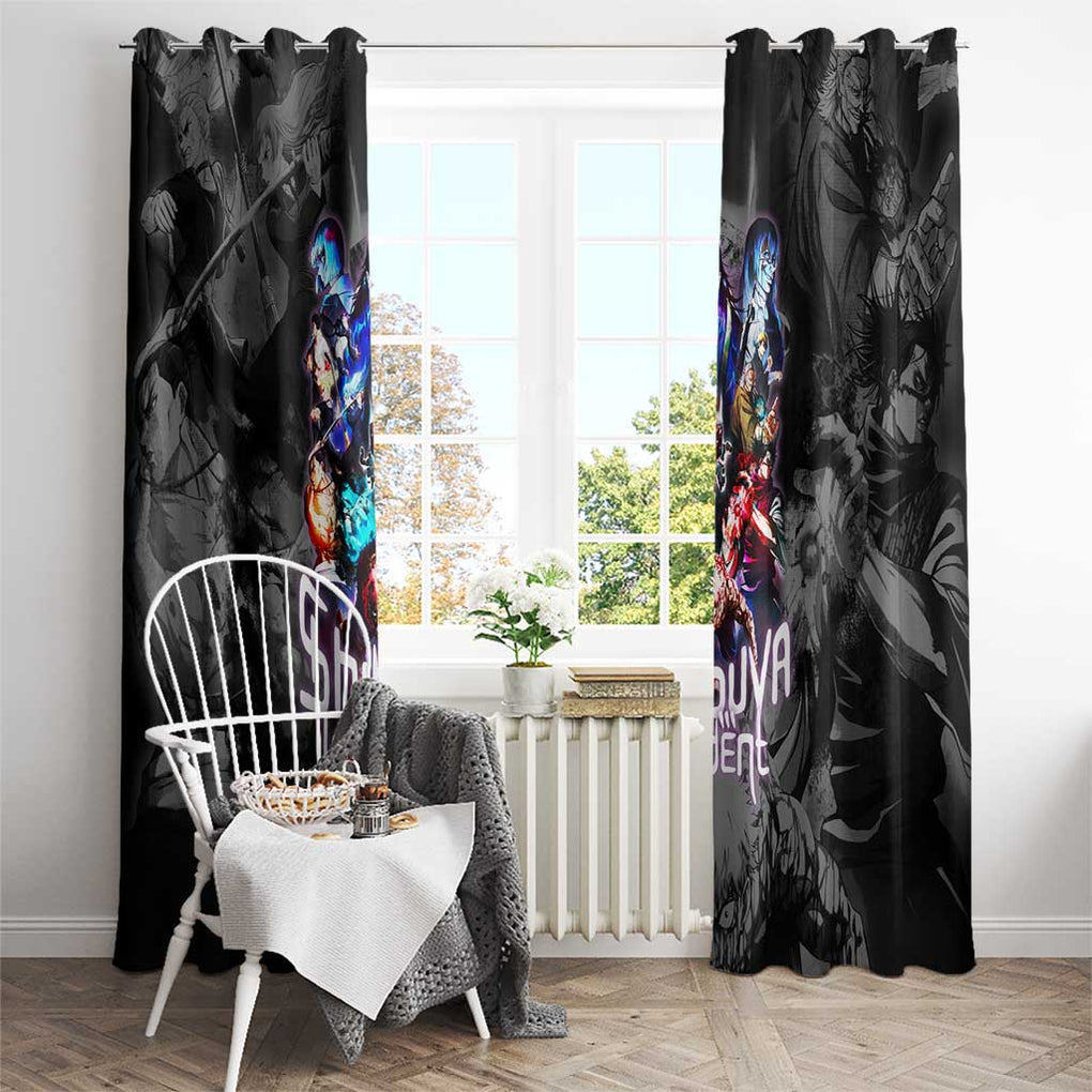 Shibuya Incident Jujutsu Kaisen Window Curtain Anime Style