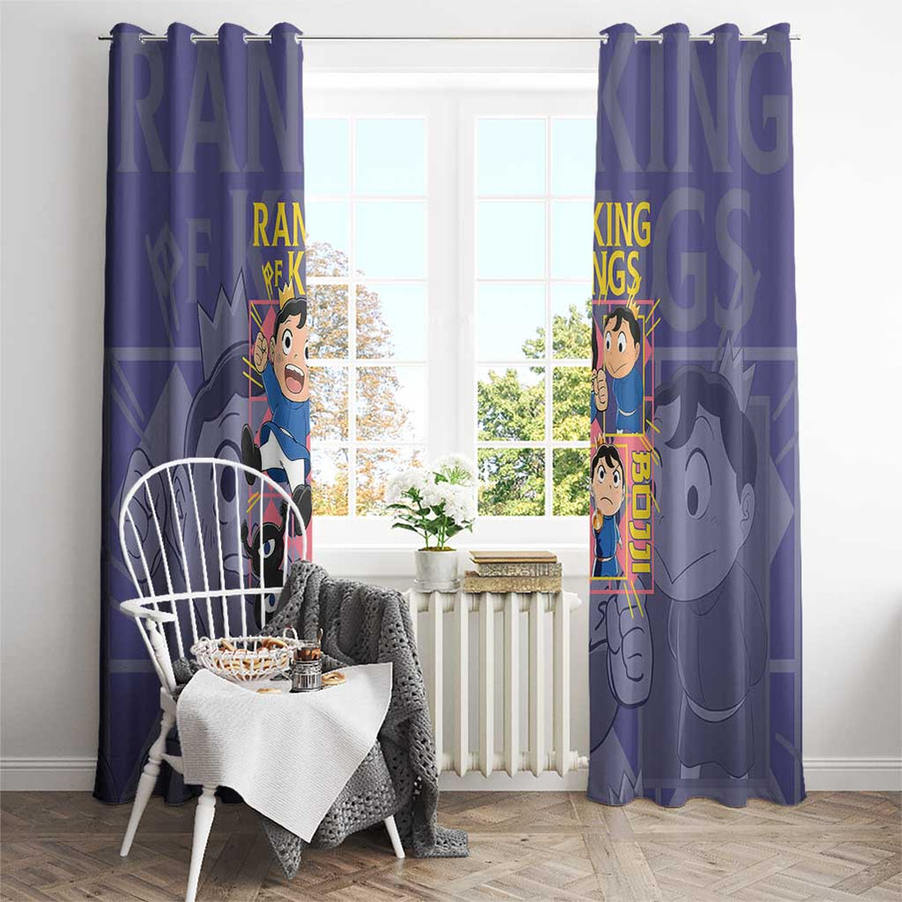 Bojji Ousama Ranking Window Curtain Anime Style
