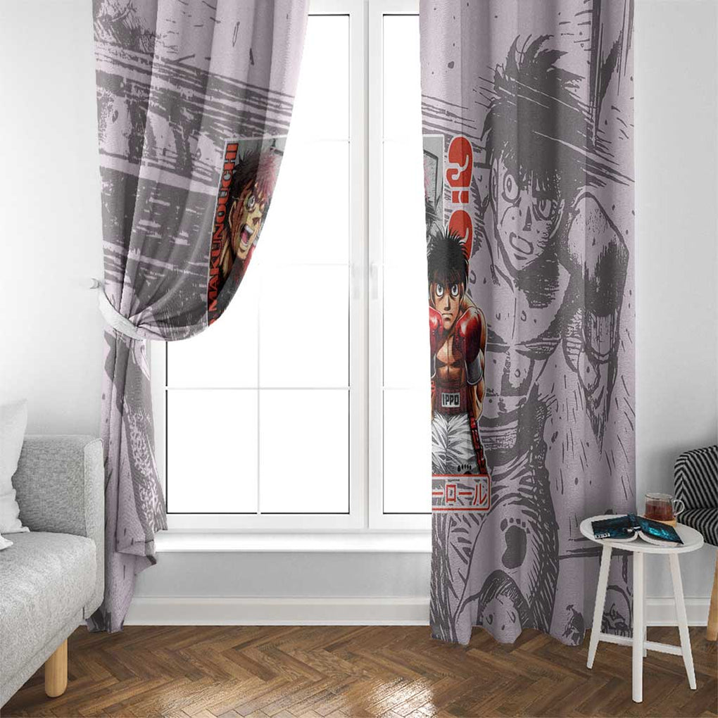 Ippo Makunouchi Hajime no Ippo Window Curtain Anime Style
