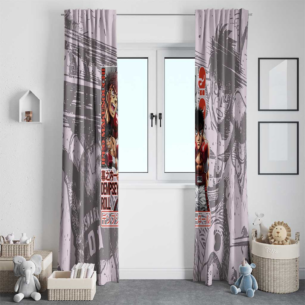 Ippo Makunouchi Hajime no Ippo Window Curtain Anime Style