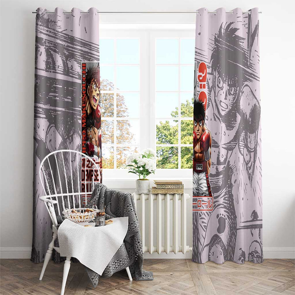Ippo Makunouchi Hajime no Ippo Window Curtain Anime Style