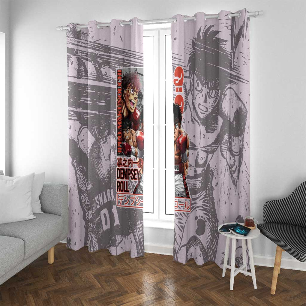 Ippo Makunouchi Hajime no Ippo Window Curtain Anime Style