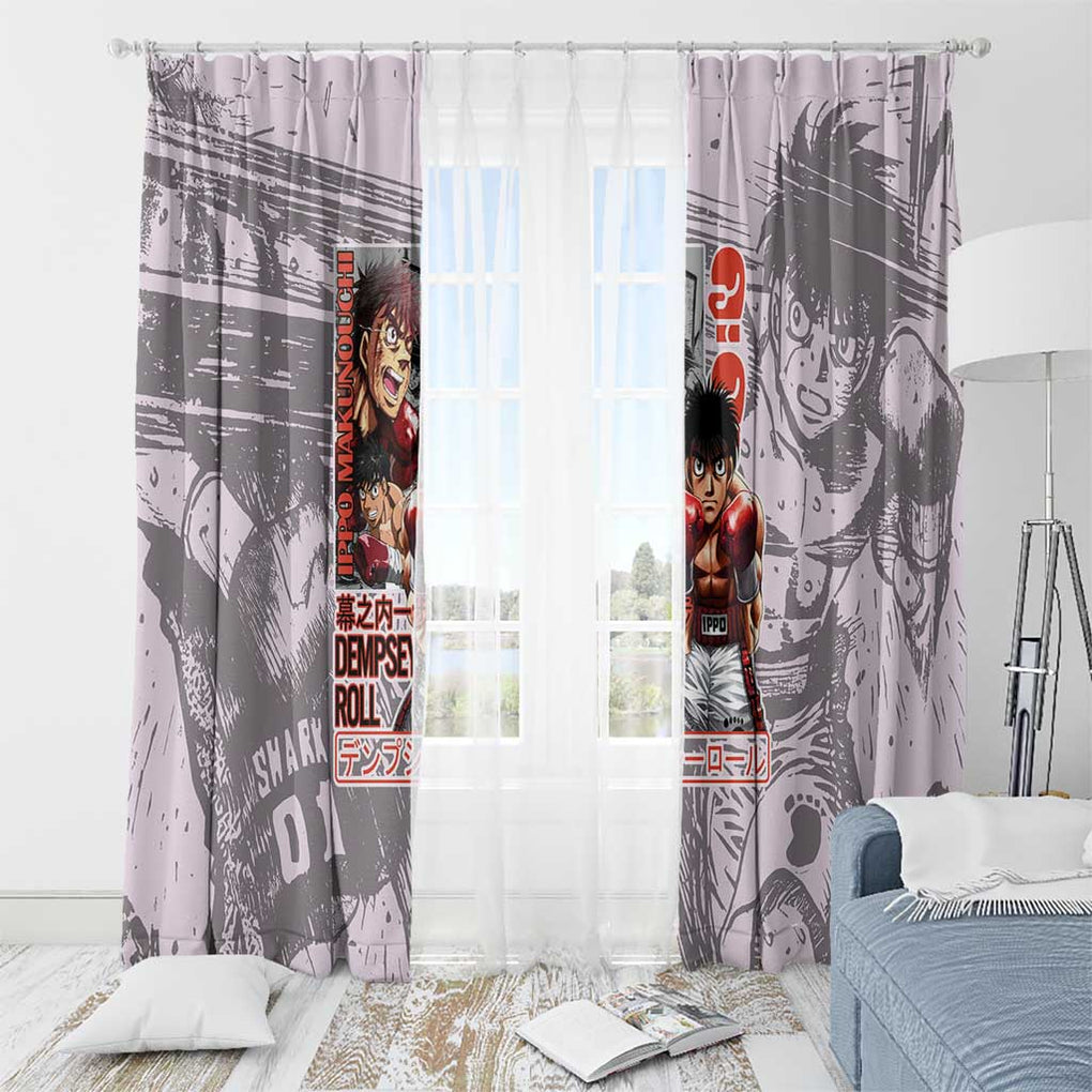 Ippo Makunouchi Hajime no Ippo Window Curtain Anime Style