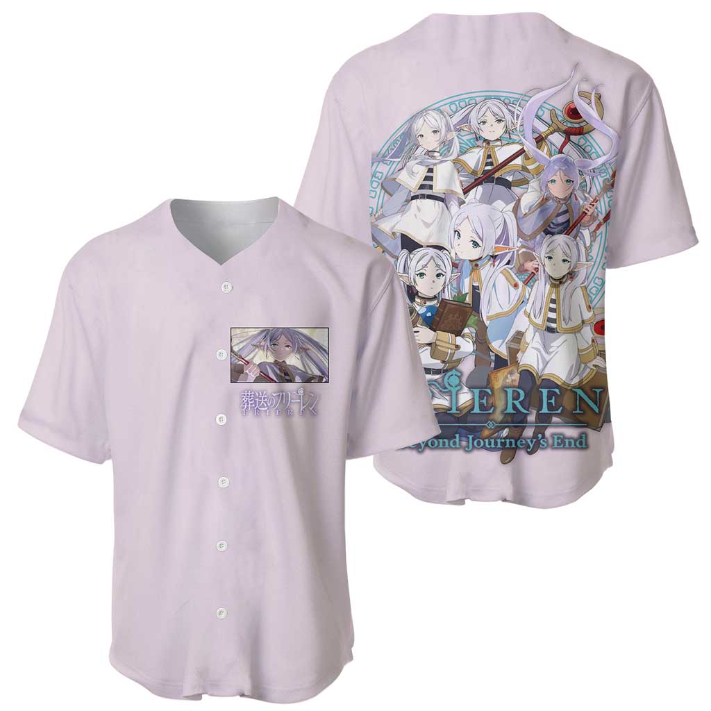 Frieren Frieren Beyond Journey’s End Baseball Jersey Anime Style