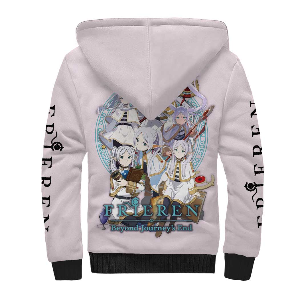 Frieren Frieren Beyond Journey’s End Sherpa Hoodie Anime Style