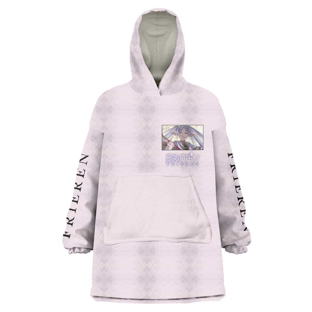 Frieren Frieren Beyond Journey’s End Wearable Blanket Hoodie Anime Style