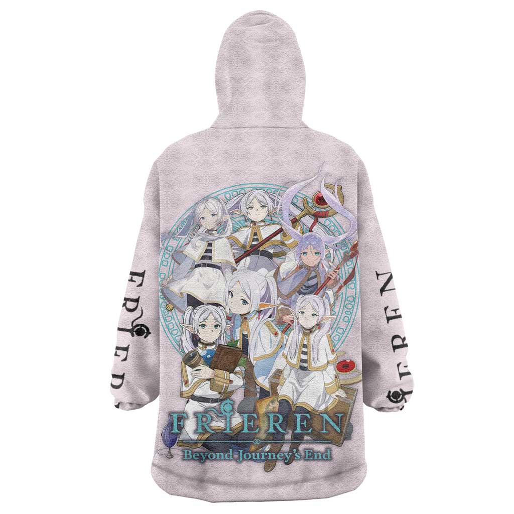 Frieren Frieren Beyond Journey’s End Wearable Blanket Hoodie Anime Style