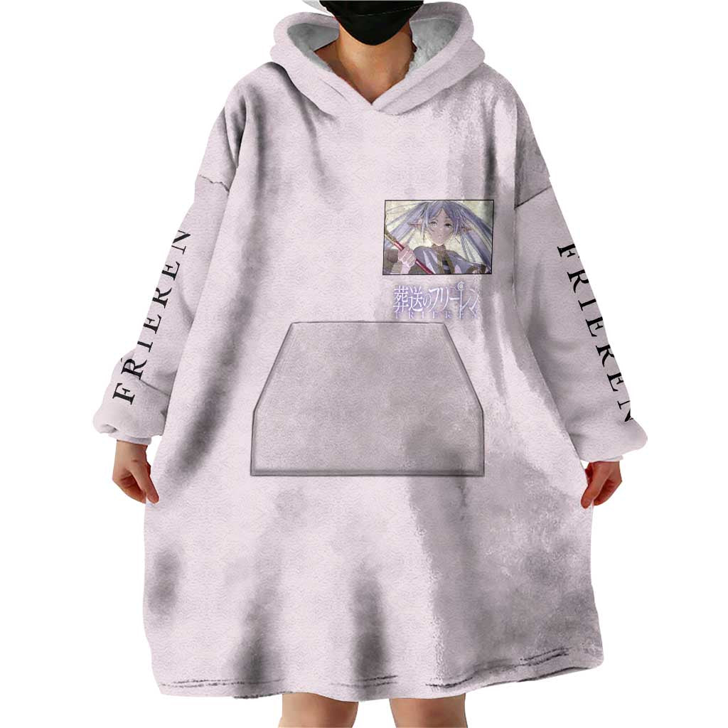 Frieren Frieren Beyond Journey’s End Wearable Blanket Hoodie Anime Style