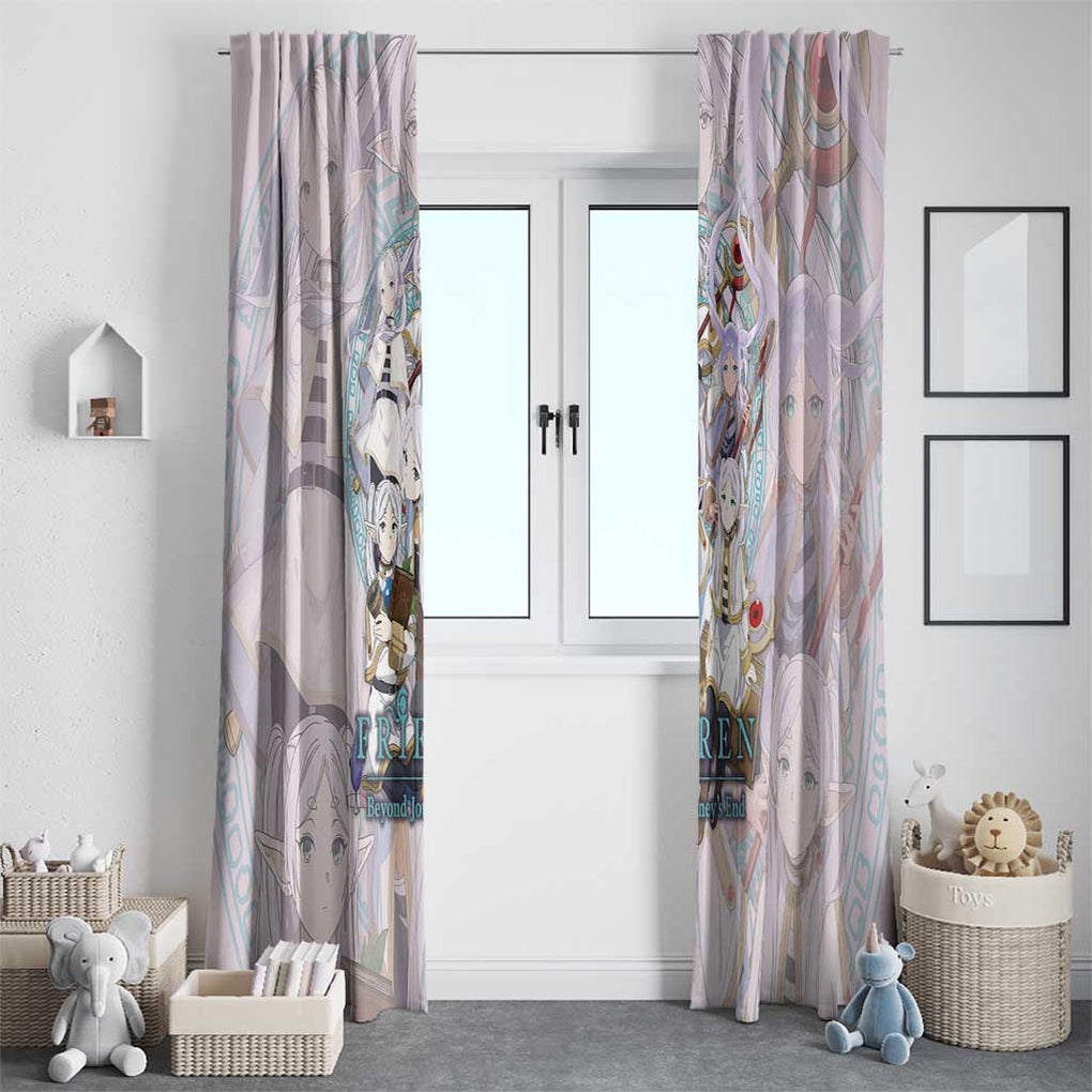 Frieren Frieren Beyond Journey’s End Window Curtain Anime Style