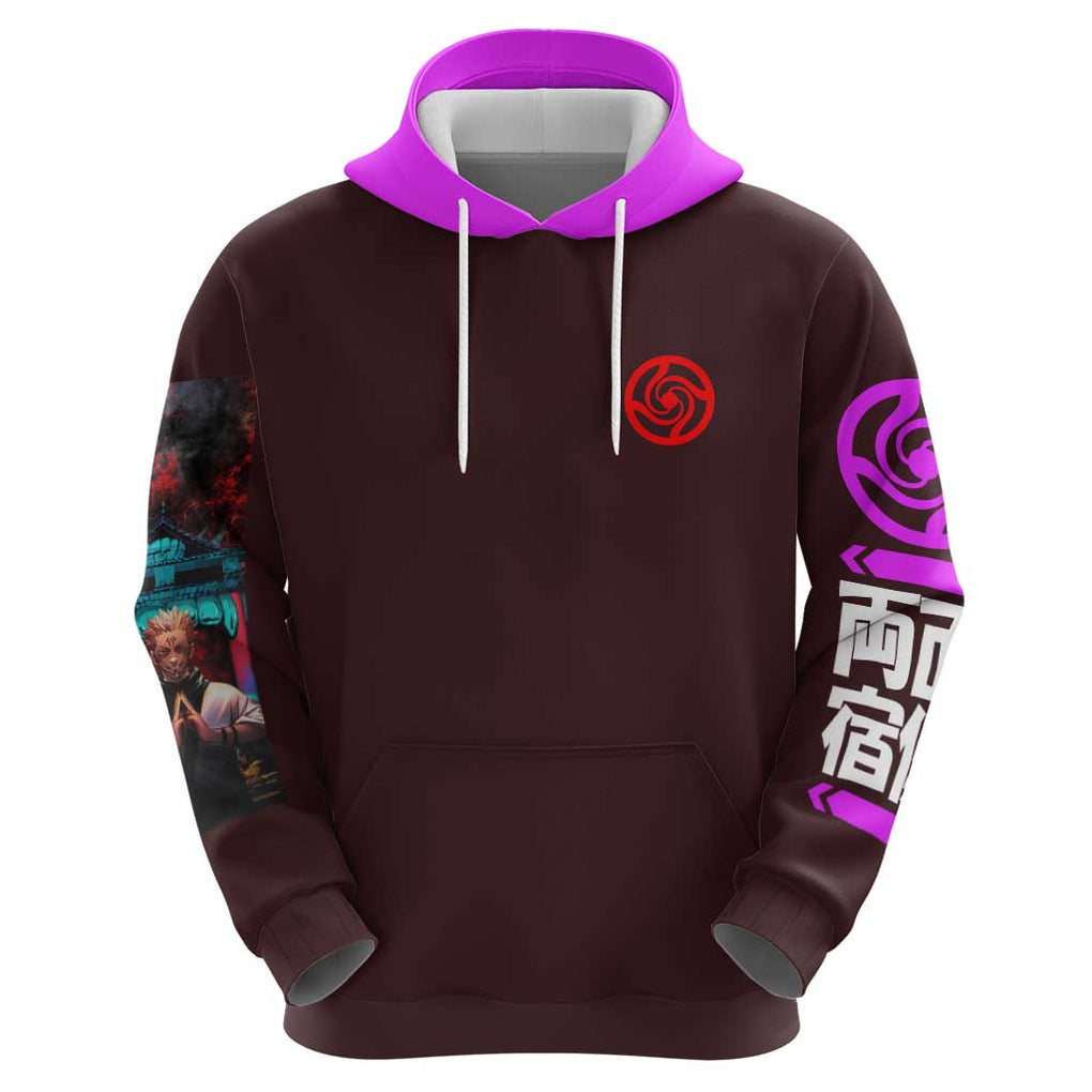 Ryomen Sukuna V2 Jujutsu Kaisen Hoodie Anime Style