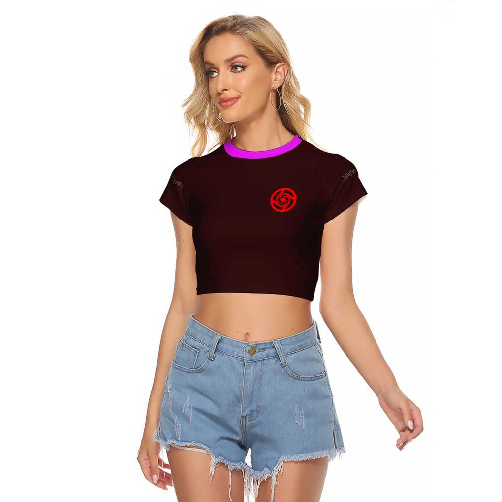 Ryomen Sukuna V2 Jujutsu Kaisen Raglan Cropped T Shirt Anime Style