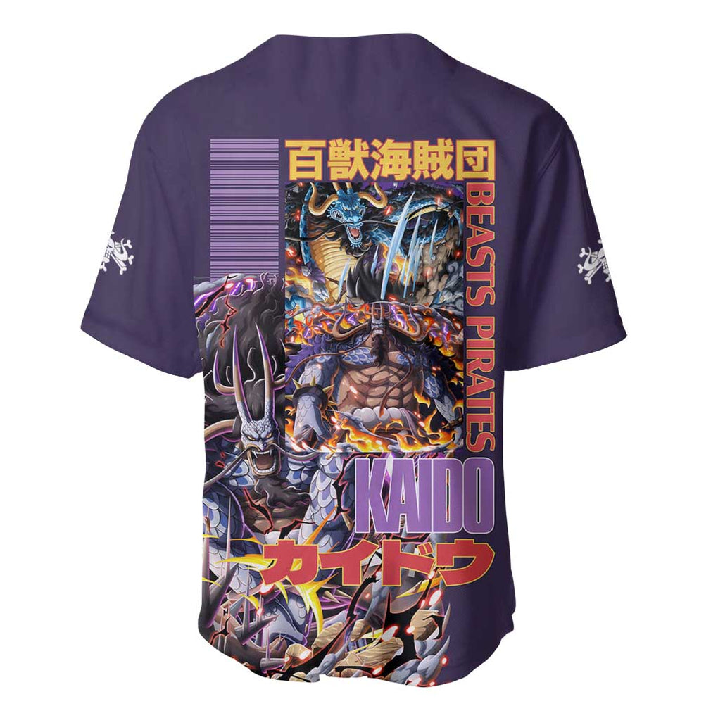 Kaido V2 One Piece Baseball Jersey Anime Style