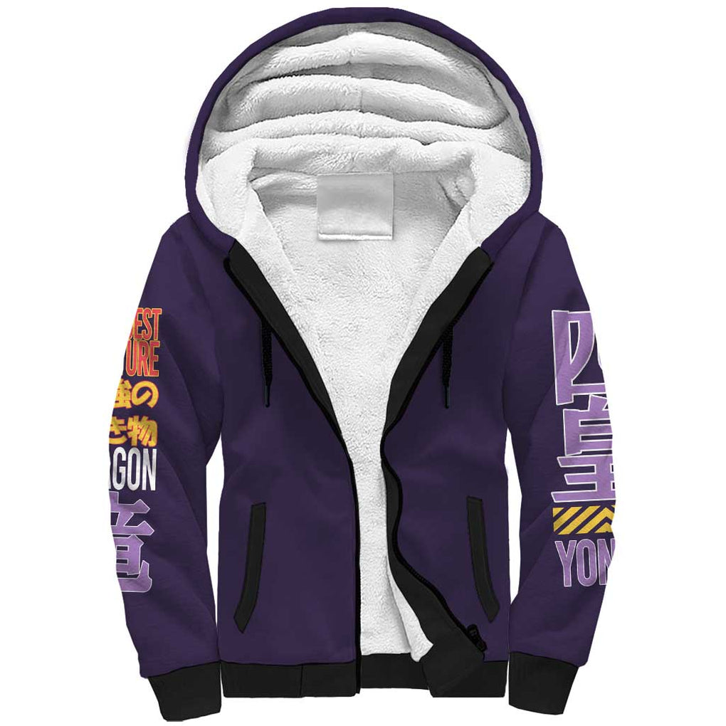 Kaido V2 One Piece Sherpa Hoodie Anime Style