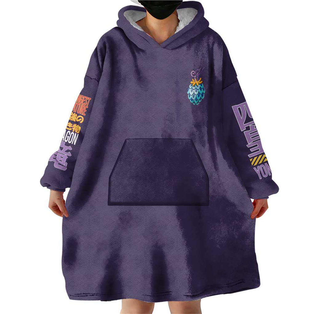 Kaido V2 One Piece Wearable Blanket Hoodie Anime Style