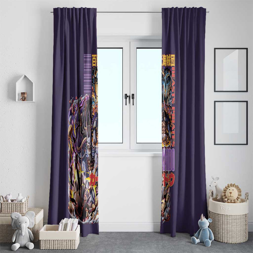 Kaido V2 One Piece Window Curtain Anime Style