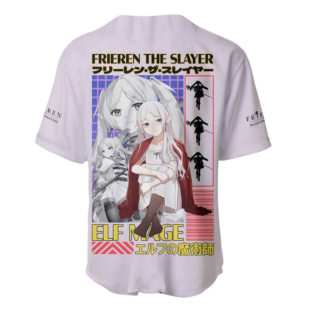 Frieren -  Frieren Beyond Journey’s End Baseball Jersey Anime Art Style