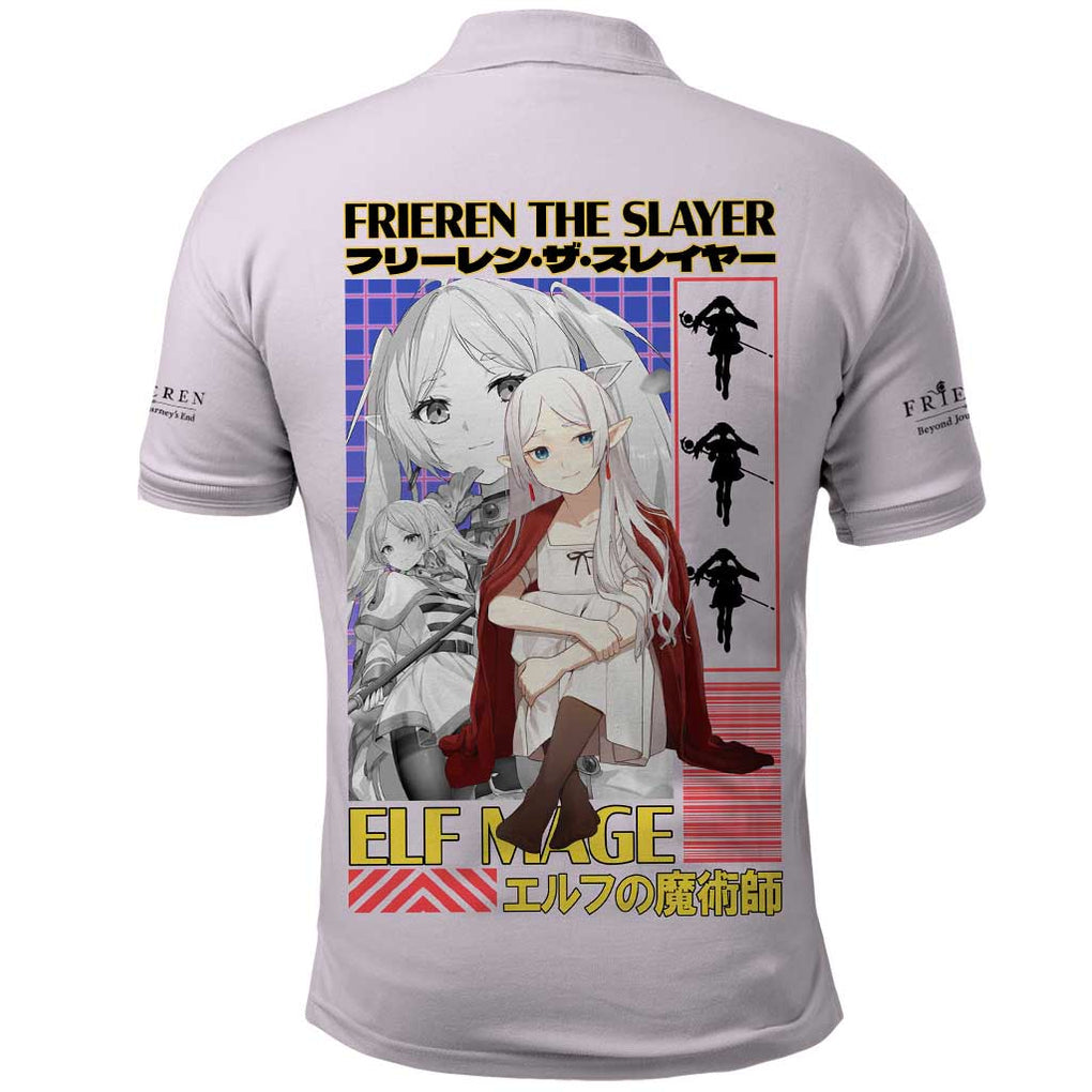 Frieren -  Frieren Beyond Journey’s End Polo Shirt Anime Art Style