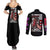 Uchiha Madara Naruto Couples Matching Summer Maxi Dress and Long Sleeve Button Shirt Anime Style