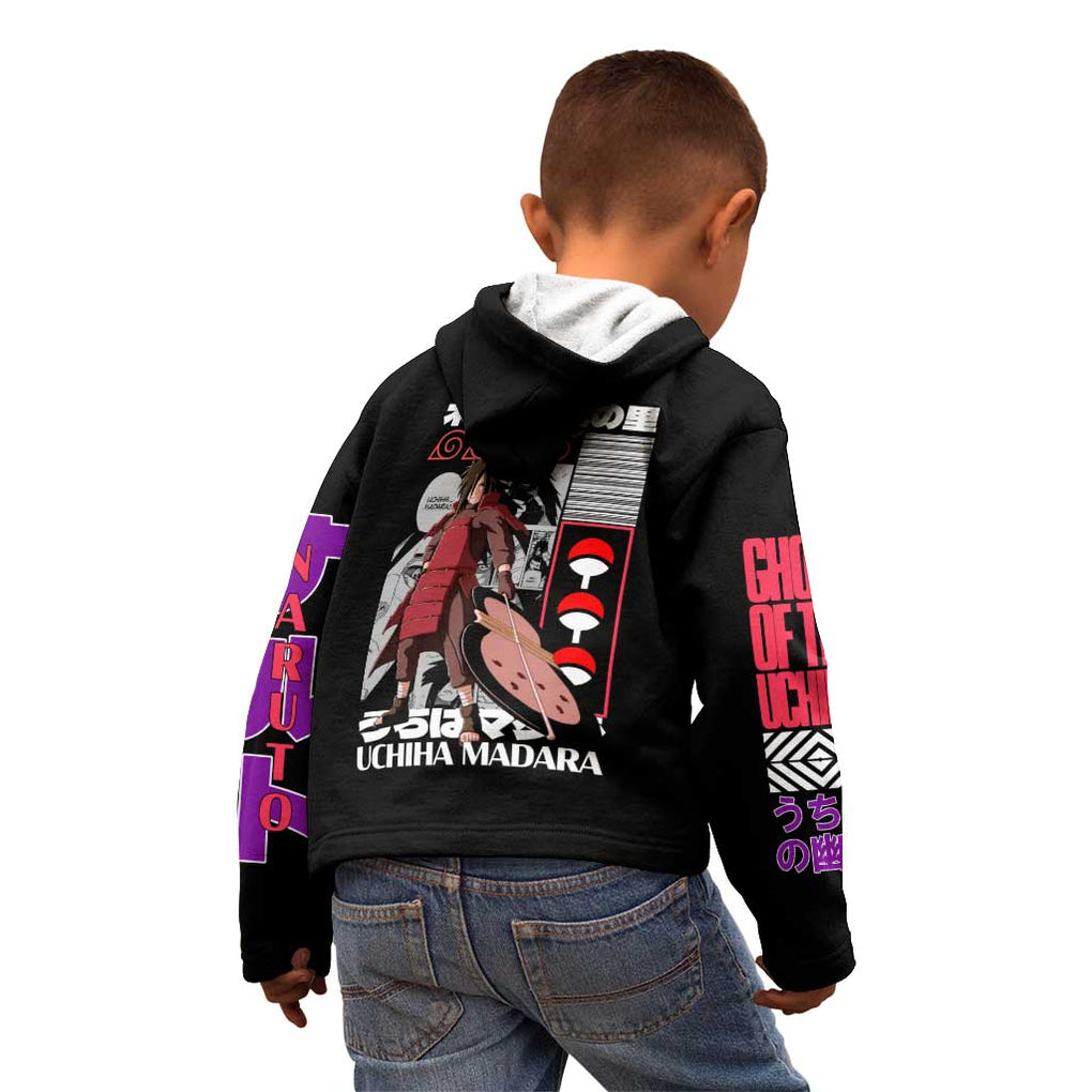 Uchiha Madara Naruto Kid Hoodie Anime Style