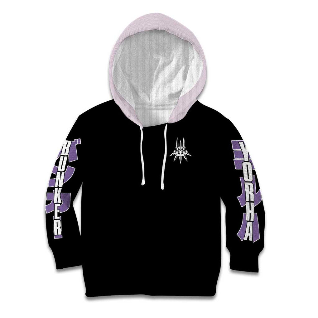 Yorha Units Nier Automata Kid Hoodie Game Mix Anime Style