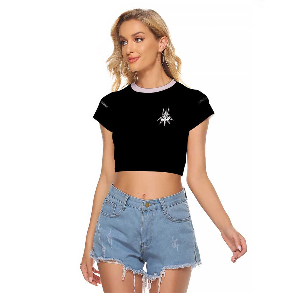Yorha Units Nier Automata Raglan Cropped T Shirt Game Mix Anime Style