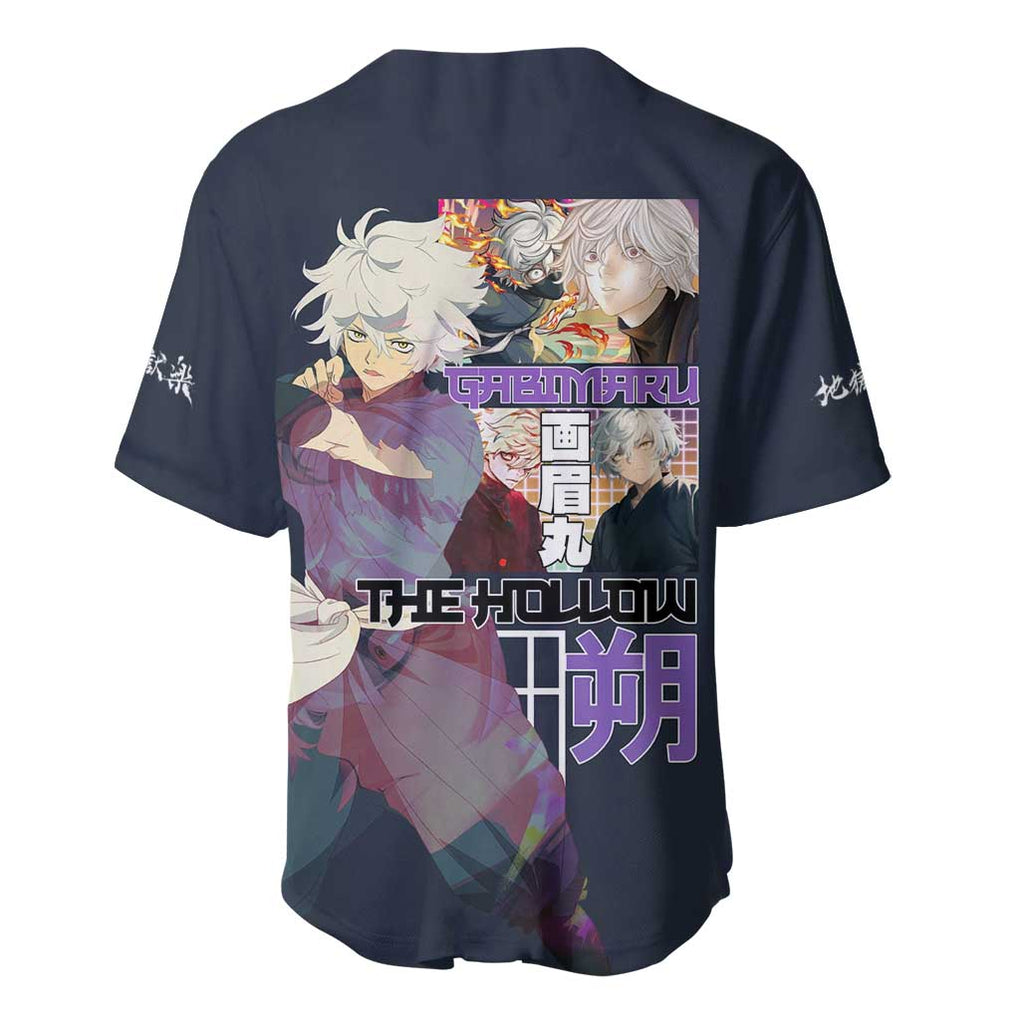 Gabimaru Hell’s Paradise Baseball Jersey Anime Style