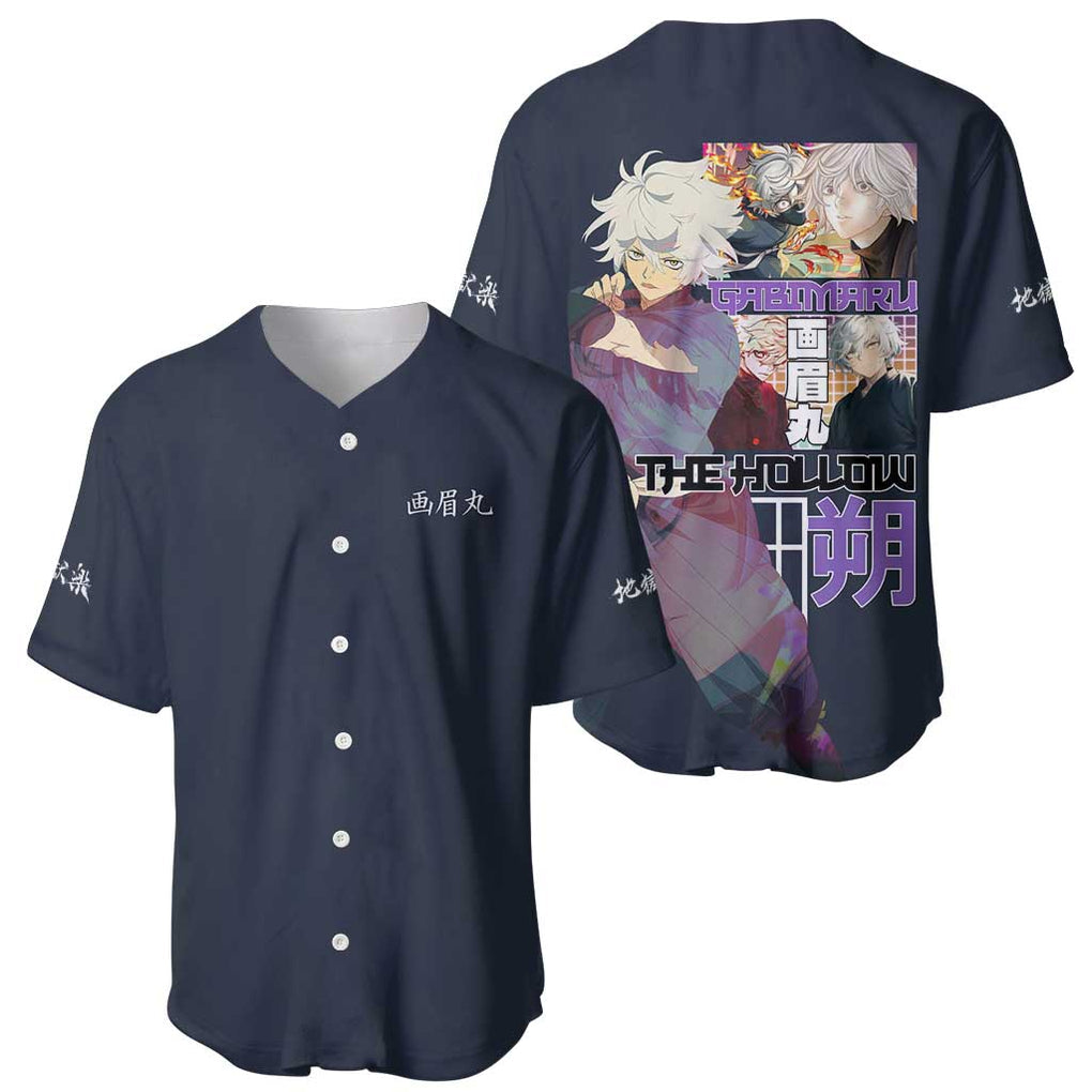 Gabimaru Hell’s Paradise Baseball Jersey Anime Style