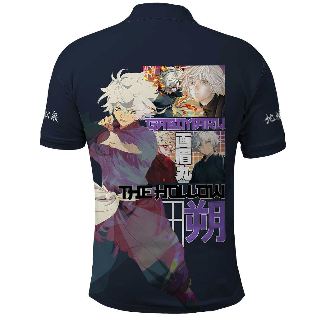 Gabimaru Hell’s Paradise Polo Shirt Anime Style