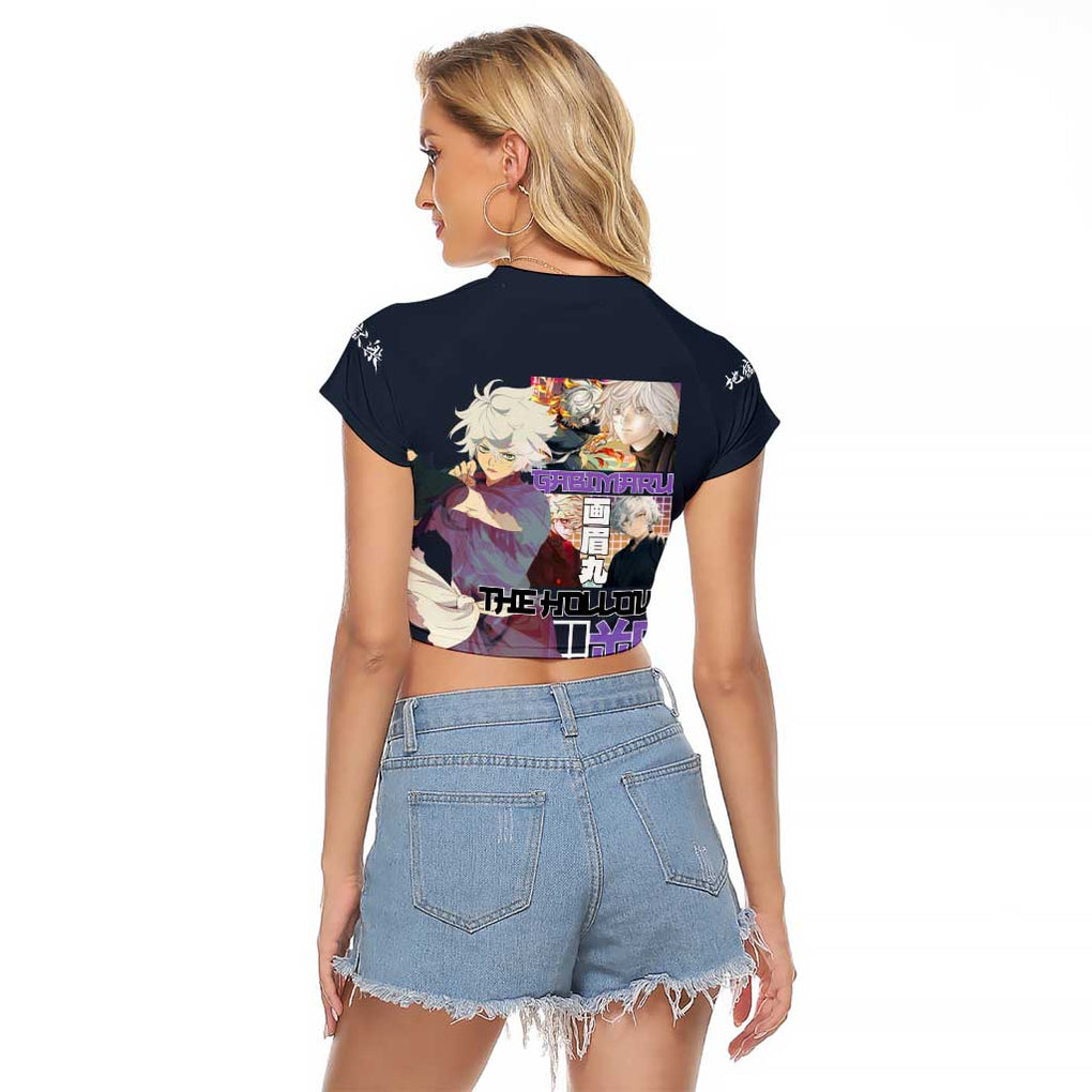 Gabimaru Hell’s Paradise Raglan Cropped T Shirt Anime Style