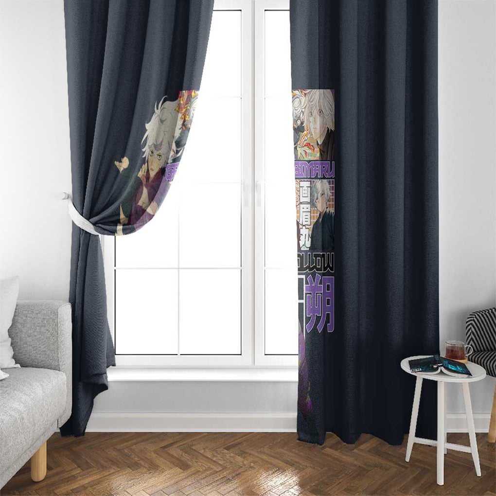Gabimaru Hell’s Paradise Window Curtain Anime Style