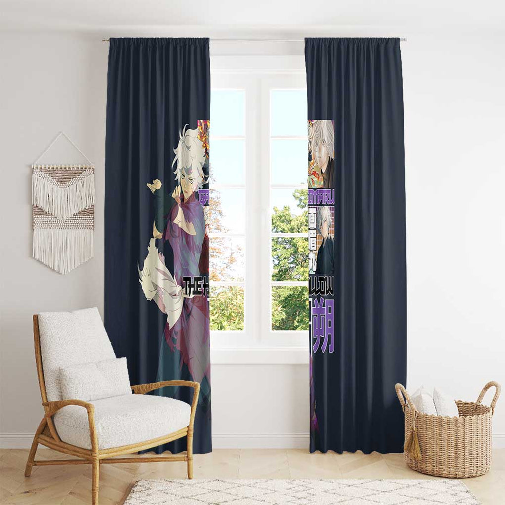 Gabimaru Hell’s Paradise Window Curtain Anime Style