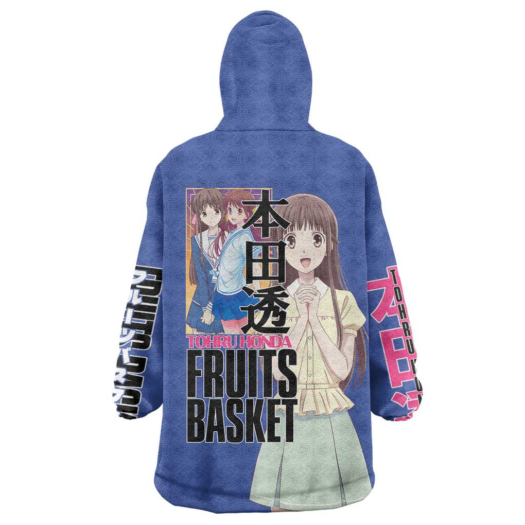 Tohru Honda Fruits Basket Wearable Blanket Hoodie Anime Style