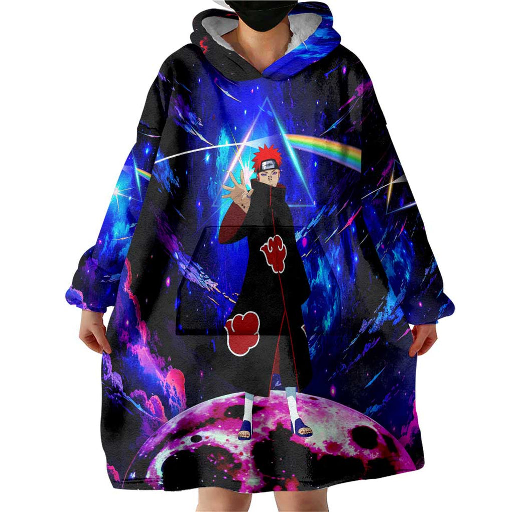 Naruto Akatsuki Astral Led Pain Wearable Blanket Hoodie Trippy Style
