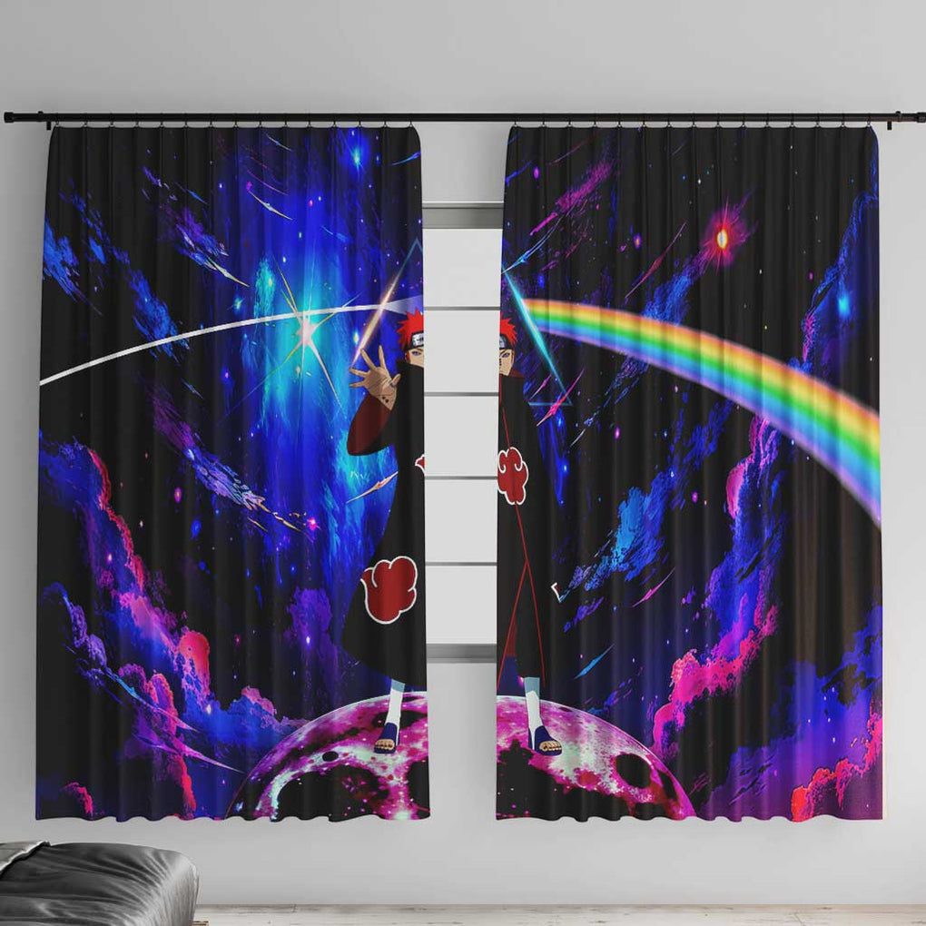 Naruto Akatsuki Astral Led Pain Window Curtain Trippy Style