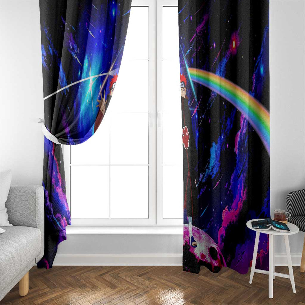 Naruto Akatsuki Astral Led Pain Window Curtain Trippy Style