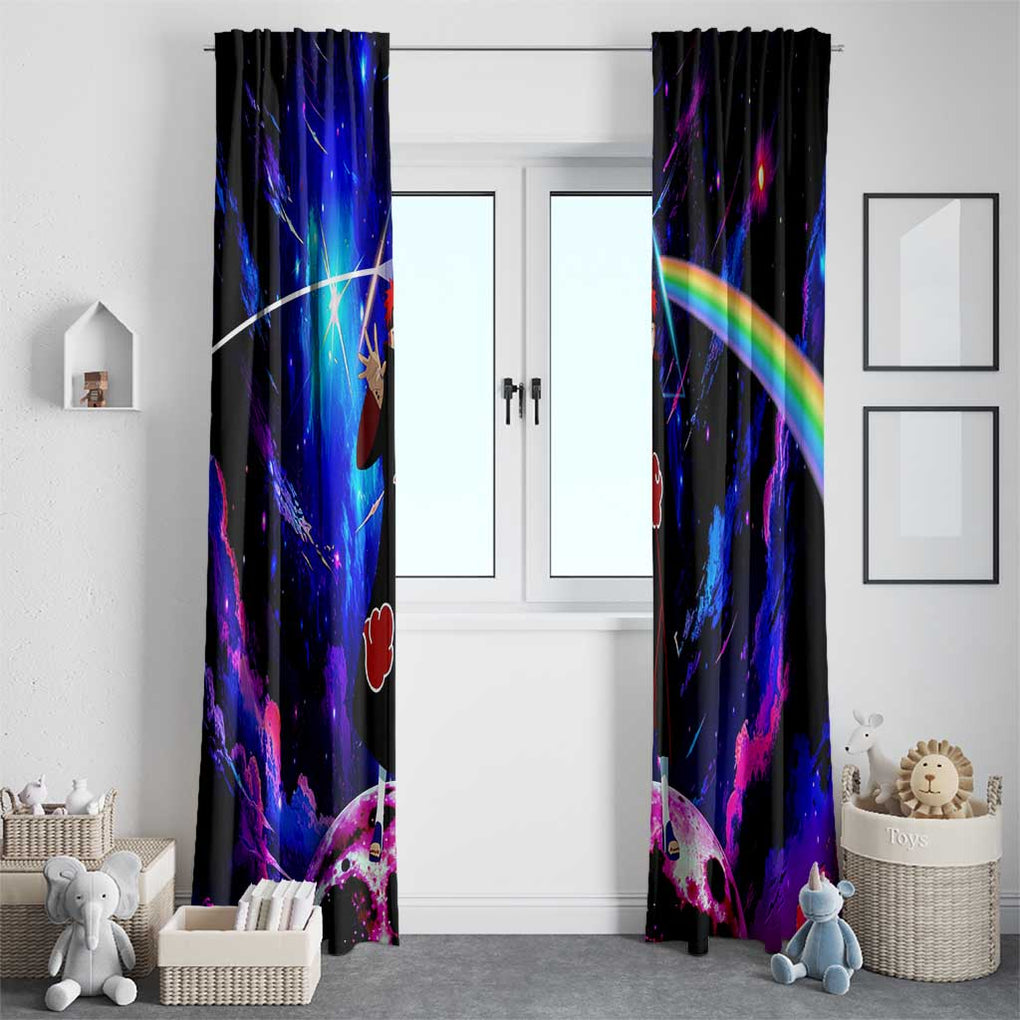 Naruto Akatsuki Astral Led Pain Window Curtain Trippy Style