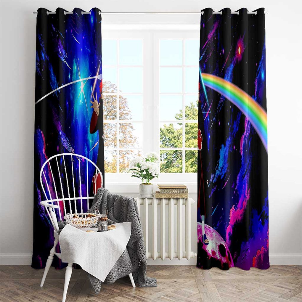 Naruto Akatsuki Astral Led Pain Window Curtain Trippy Style