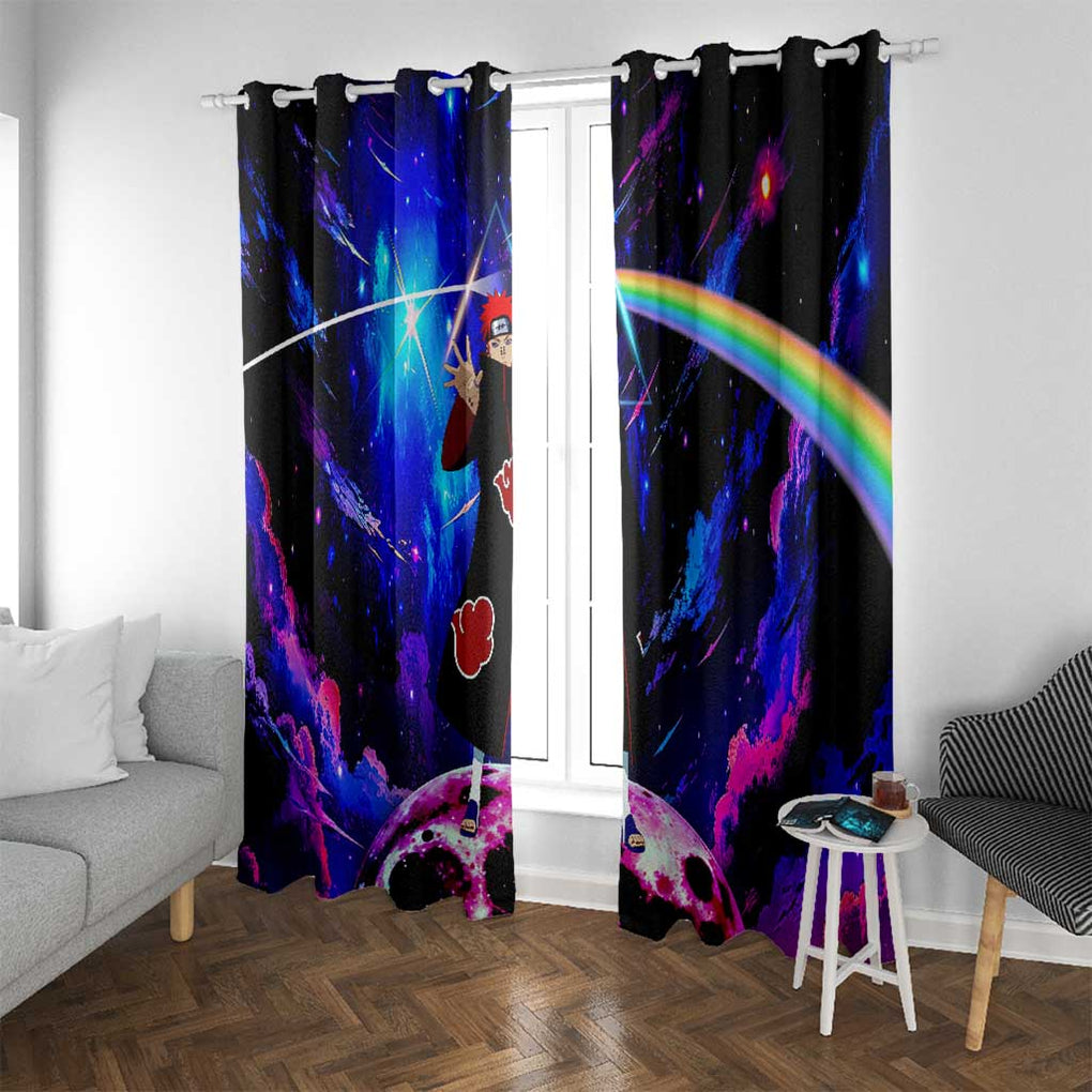 Naruto Akatsuki Astral Led Pain Window Curtain Trippy Style