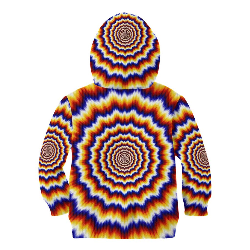 One Piece Fractal Explosion Trafalgar Law Kid Hoodie Fractal Explosion Style