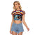 One Piece Fractal Explosion Trafalgar Law Raglan Cropped T Shirt Fractal Explosion Style