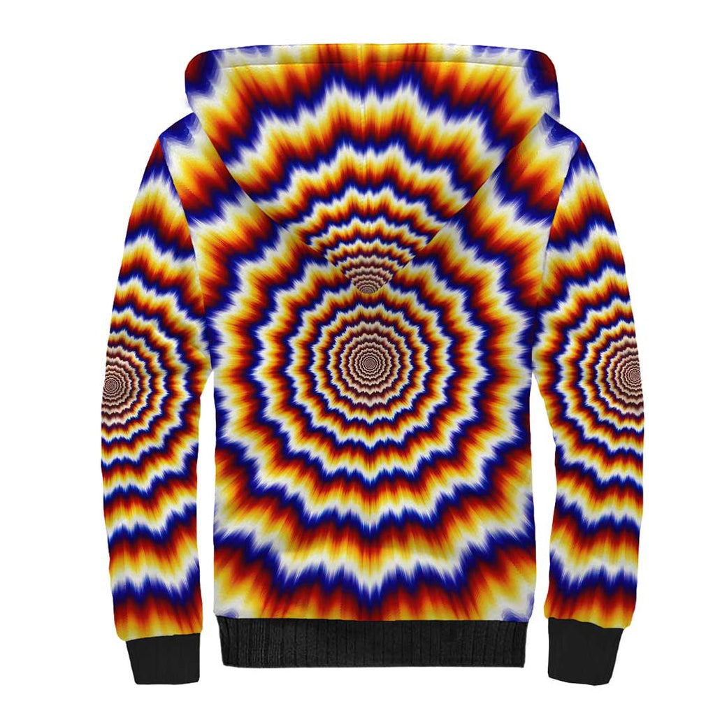 One Piece Fractal Explosion Trafalgar Law Sherpa Hoodie Fractal Explosion Style
