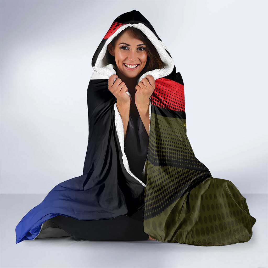 All Might Dual Form Hooded Blanket Japanese Comic Book Style
